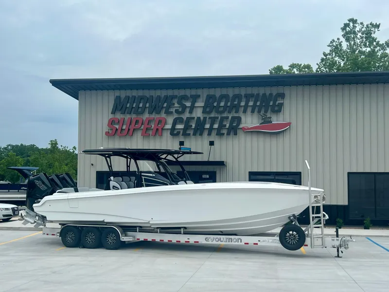 Slide: The Image of 2025 Nor-Tech 340 Sport Center Console boat at Midwest Boating Super Center. - 4