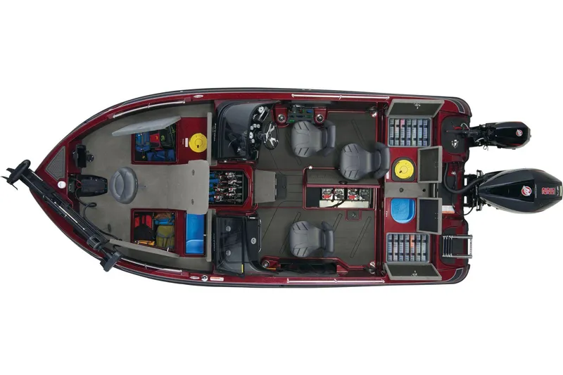 Slide: The Image of Steering console of 2025 Nitro ZV19 Pro boat with Garmin navigation system. - 3