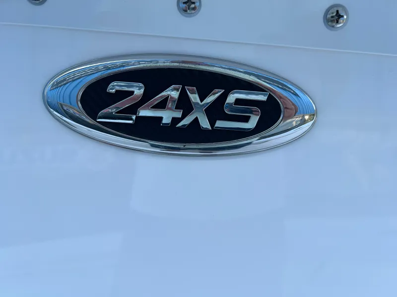 Slide: The Image of Cape Horn 24XS 2026 model emblem on a white surface. - 13