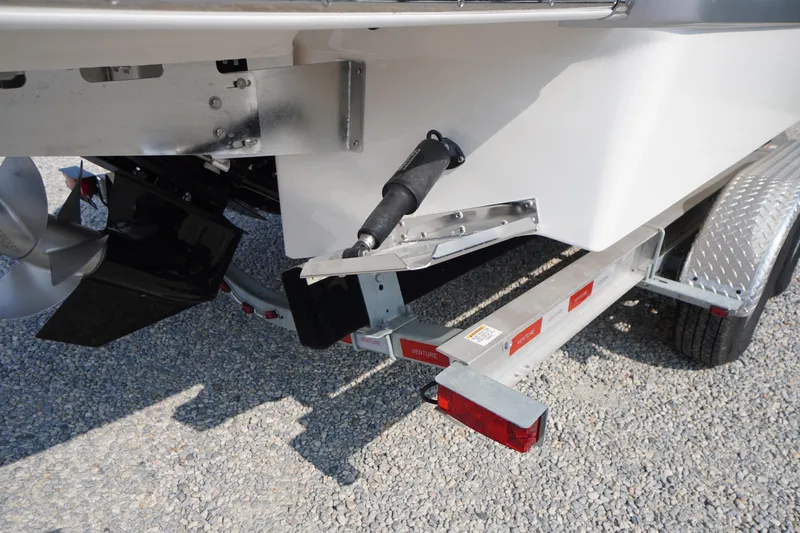 Slide: The Image of MerCruiser engine on 2025 Chaparral 267 SSX boat, showcasing powerful marine technology. - 7