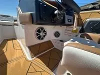 Slide: The Image of 2025 ATX Surf Boats 24 Type-S interior with modern dashboard and premium seating. - 16
