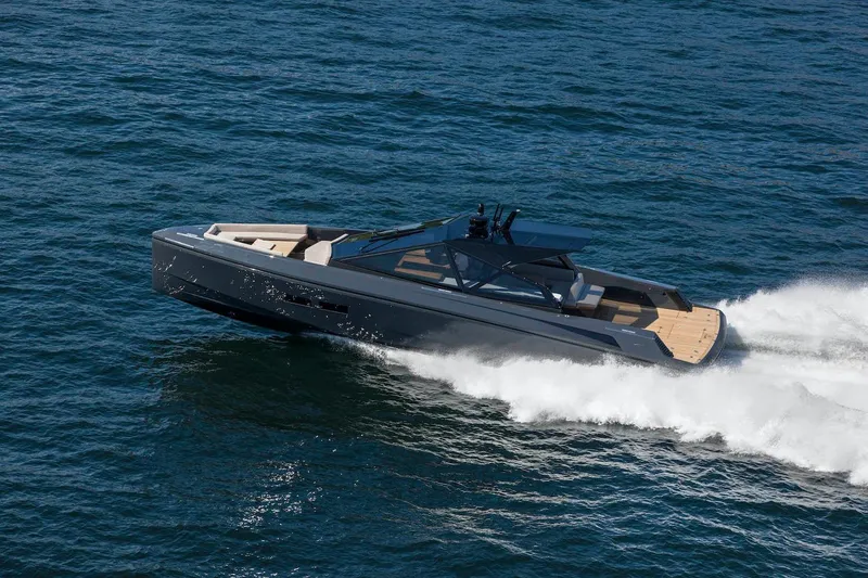 Slide: The Image of Luxury Wallypower 52 yacht cruising on open sea, 2016 model. - 5