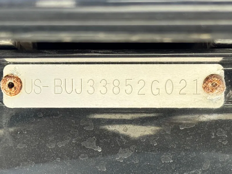 Slide: The Image of Hull identification number on a 2021 Regency 230 LE3 boat. - 28