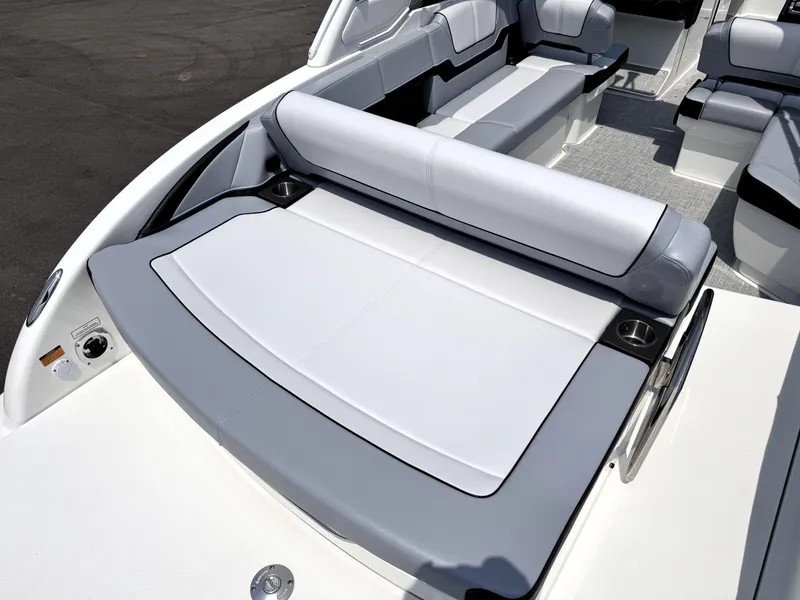 Slide: The Image of 2026 Formula 290 Bowrider boat interior with sleek seating and modern design. - 27