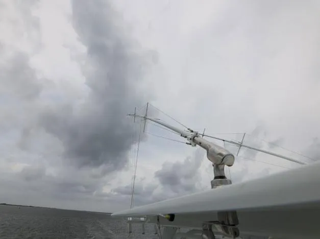 Slide: The Image of FLIR camera mounted on Freeman 47 boat, 2022 model. - 57