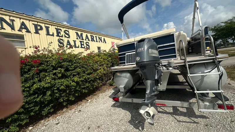 Slide: The Image of 2012 Xcursion X21C pontoon boat at Naples Marina Sales. - 5