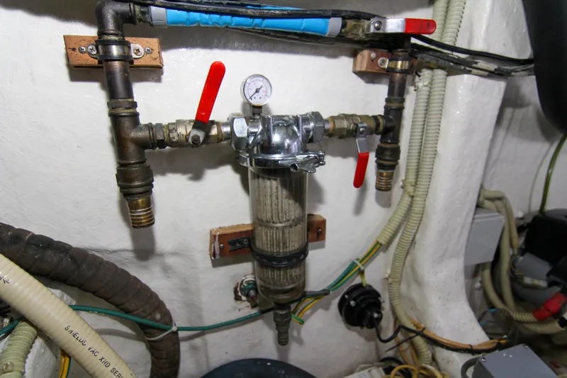 Slide: The Image of Engine room plumbing system of 2009 Riva 68' EGO SUPER yacht. - 54
