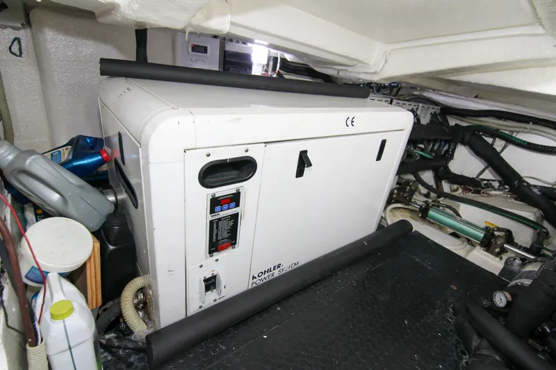 Slide: The Image of Engine room of 2009 Riva 68' EGO SUPER yacht with Kohler generator. - 55