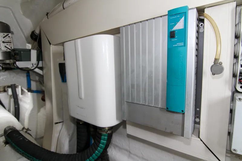 Slide: The Image of Engine room equipment on a 2009 Riva 68' EGO SUPER yacht. - 60