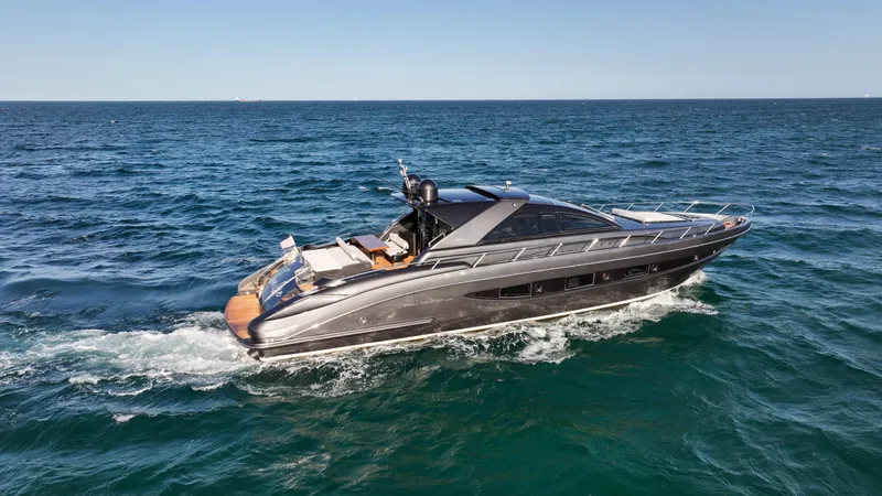 Slide: The Image of Luxury 2009 Riva 68' EGO SUPER yacht cruising on open sea. - 7