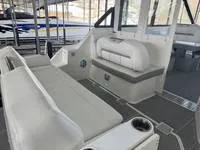 Slide: The Image of 2023 Regal 36 Grande Coupe interior with plush seating and modern design. - 11