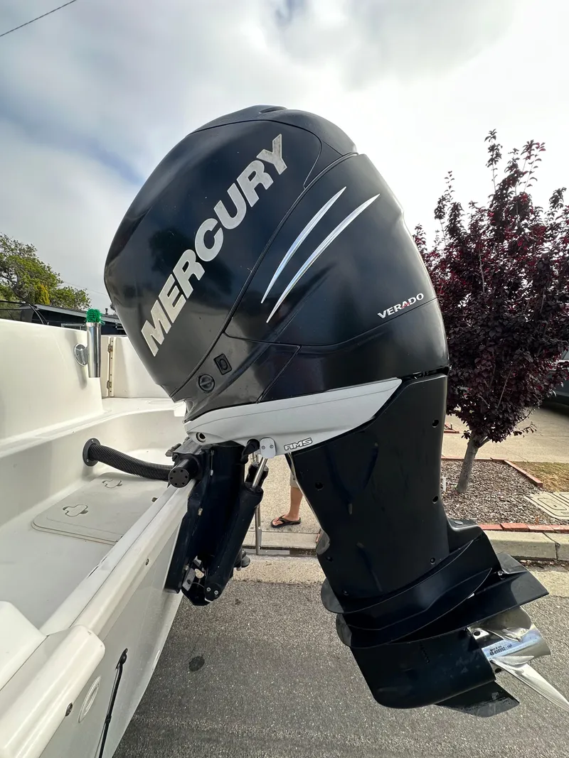 Slide: The Image of 2011 Boston Whaler 220 Outrage with Mercury Verado outboard motor. - 18