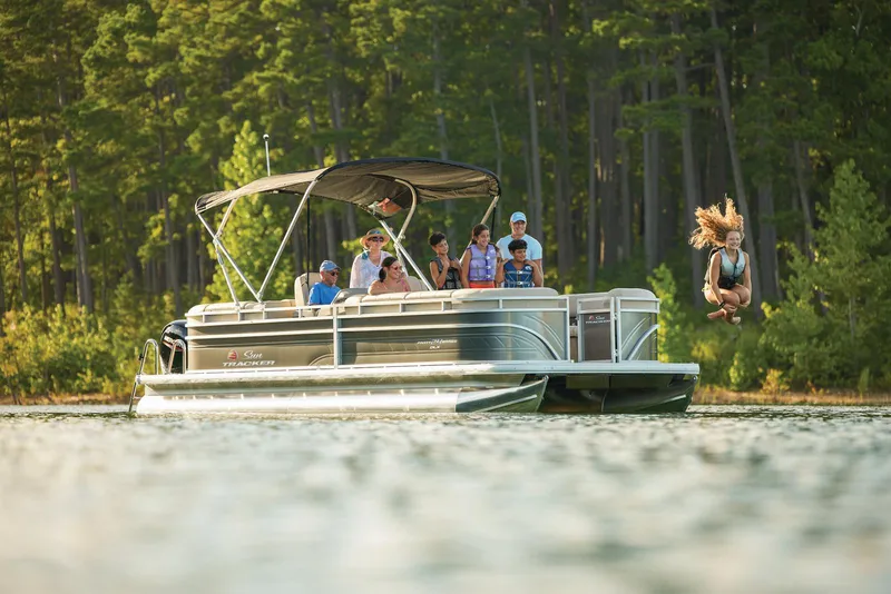 Slide: The Image of Sun Tracker Party Barge 24 DLX 2025 - 56