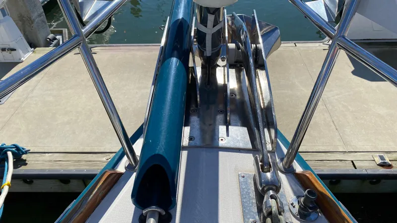 Slide: The Image of Bow view of 2008 Jeanneau Sun Odyssey 54 DS yacht at dock. - 5