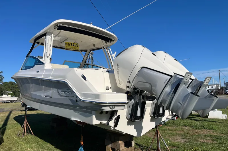 The Image of 2026 Boston Whaler 280 Vantage boat for sale, dual engines, outdoor display. - 0
