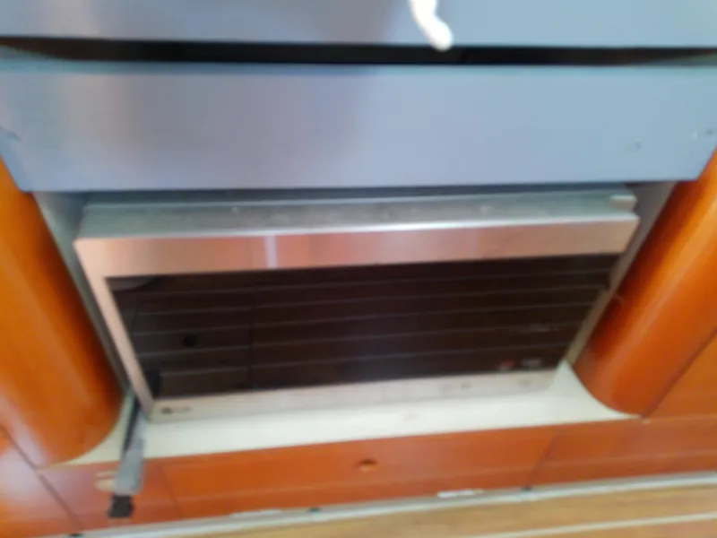 Slide: The Image of Built-in appliance on a 1995 Beneteau First 42s7 yacht interior. - 42