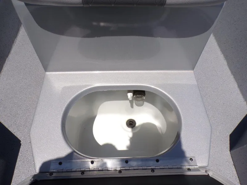 Slide: The Image of 2026 Xpress SW20BAY boat livewell, featuring a clean, oval design. - 6