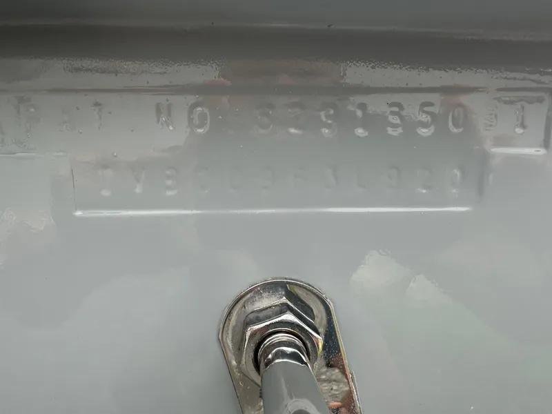 Slide: The Image of Hull identification number on a 2020 Invincible 39 Open Fisherman boat. - 17