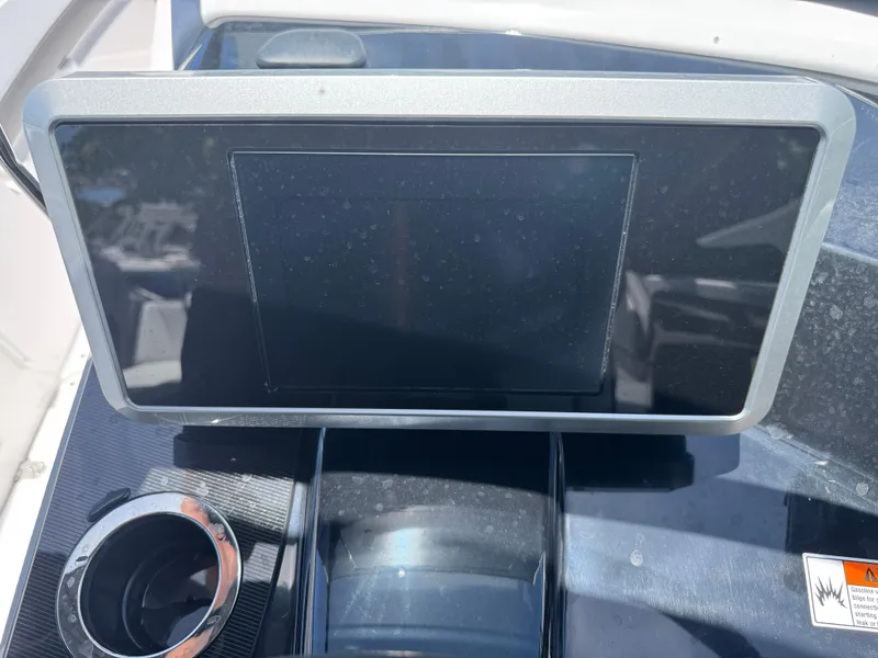 Slide: The Image of Dashboard screen of 2025 Yamaha Boats AR250, featuring a sleek design and modern interface. - 25