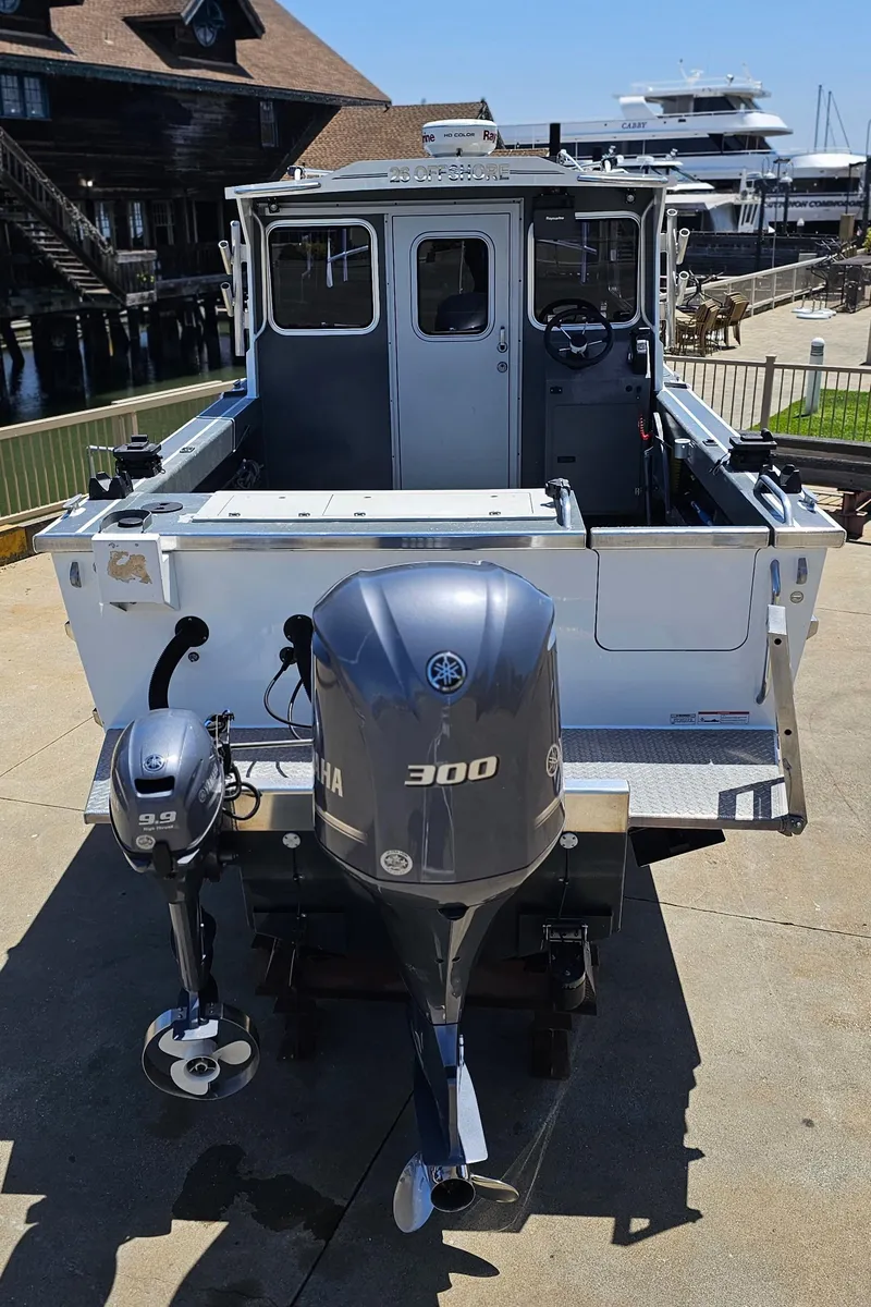 Slide: The Image of 2015 Duckworth 26’ Offshore boat with Yamaha 300 engine, docked at marina. - 6