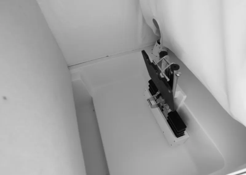 Slide: The Image of Interior view of 2026 Sea Hunt Ultra 235 SE boat compartment. - 25