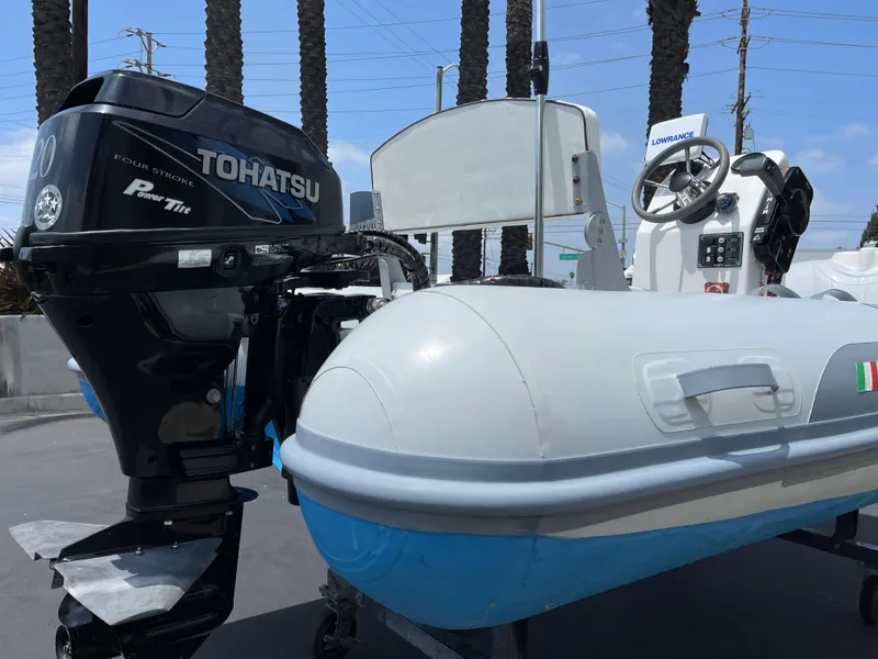 Slide: The Image of 2013 AB Inflatables Lammina 10 AL boat with Tohatsu outboard motor. - 5