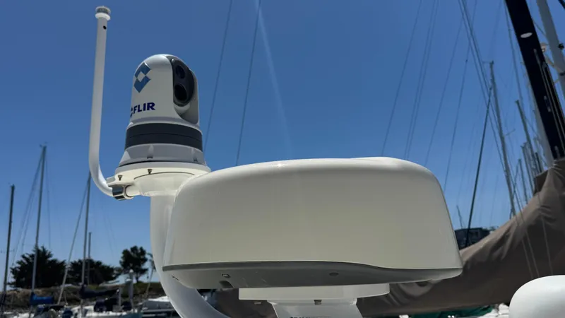 Slide: The Image of 2023 Chris-Craft Calypso 35 boat with FLIR camera and radar equipment. - 25