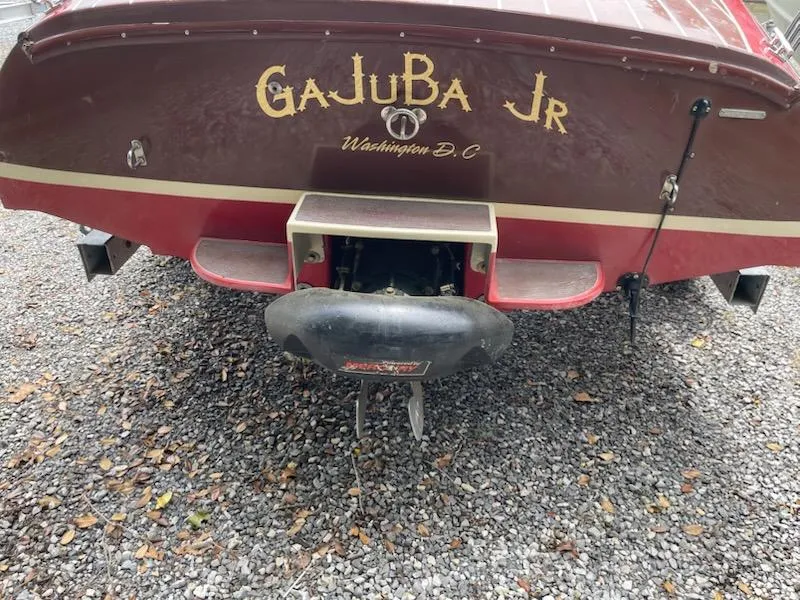 Slide: The Image of Rear view of Alsberg Brothers 17 boat, "Gajuba Jr," Washington D.C., 2002 model. - 7