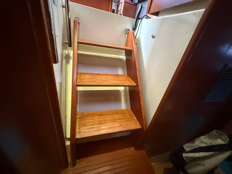 Slide: The Image of Bathroom interior of a 2013 Leopard 48 yacht with shower and sink. - 43