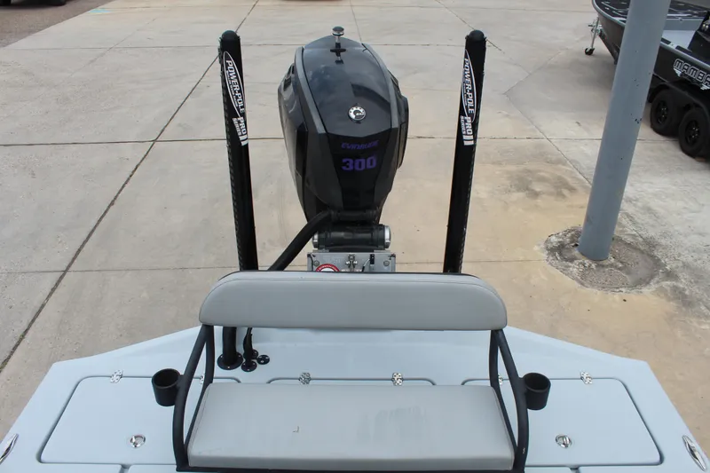 Slide: The Image of 2019 Shoalwater 23 Catamaran with Evinrude 300 engine and Power-Pole anchors. - 12