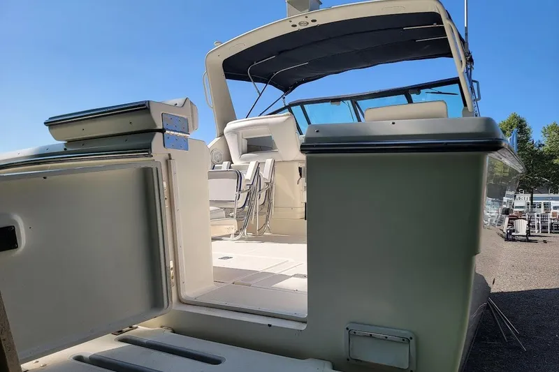 Slide: The Image of 1995 Tiara Yachts 3100 Open, featuring 2017 FWC engines, viewed from the stern. - 26