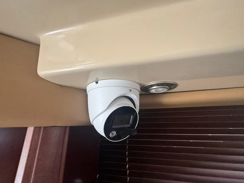 Slide: The Image of Security camera installed inside a 2007 Sea Ray 360 Sedan boat. - 21