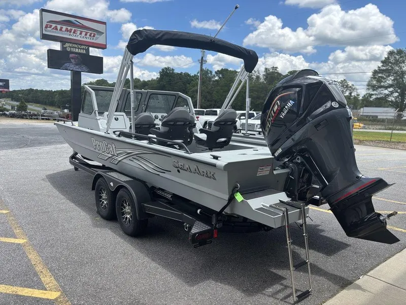 Slide: The Image of 2026 SeaArk ProCat 240 boat with Yamaha engine at Palmetto Boat Center. - 3