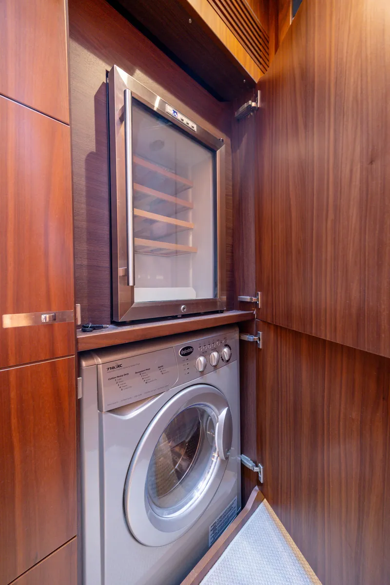 Slide: The Image of Laundry and wine storage area in 2017 Princess S65 yacht. - 47