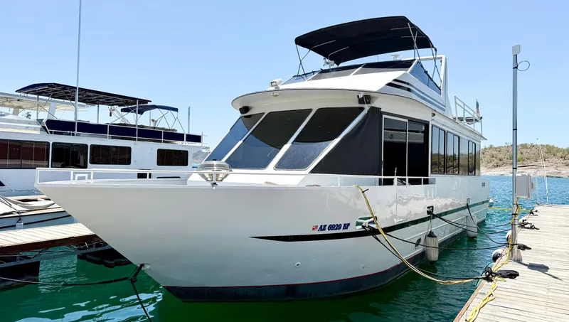 The Image of 1995 Skipperliner 52 Inter-Coastal Motor Yacht HB docked at marina. - 0