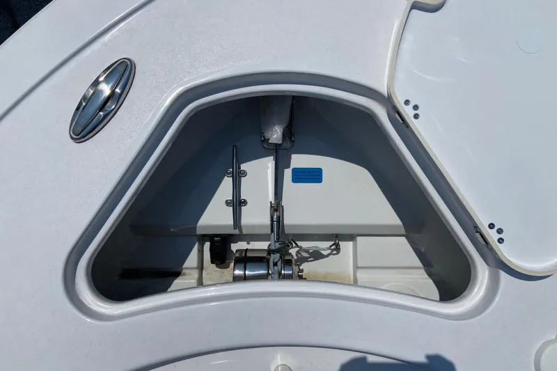 Slide: The Image of Anchor compartment of 2026 Sportsman Heritage 231 Center Console boat. - 23