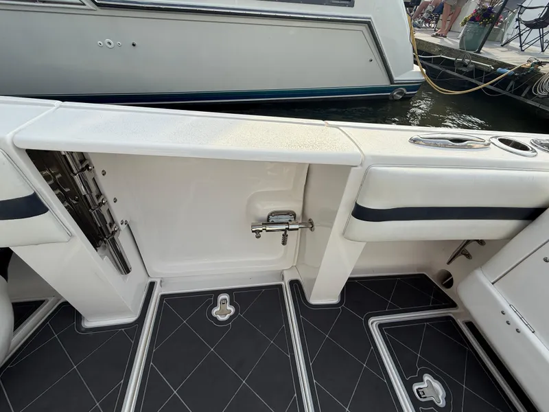 Slide: The Image of 2018 Intrepid 375 Open boat interior with sleek design and modern fittings. - 23