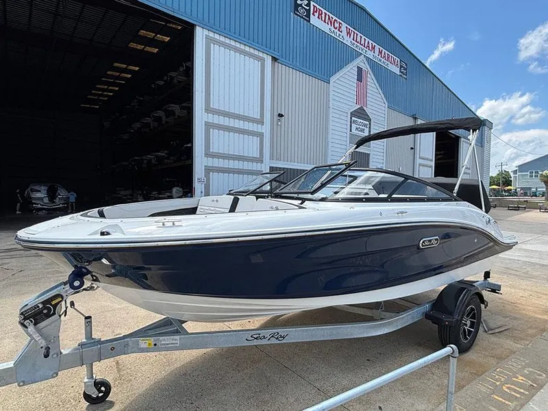 The Image of 2025 Sea Ray SPX 190 Outboard boat on trailer at Prince William Marina. - 0