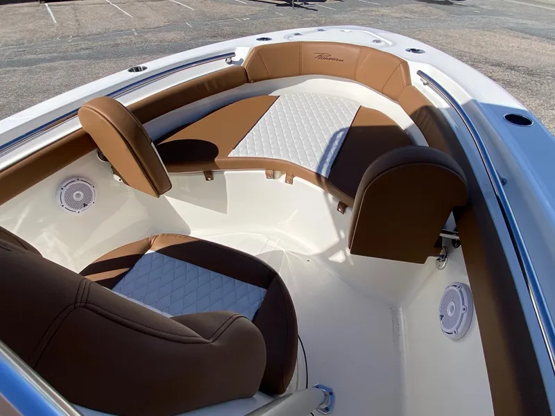 Slide: The Image of Storage compartment in 2025 Pioneer 202 Islander boat with Yamaha propeller box. - 10