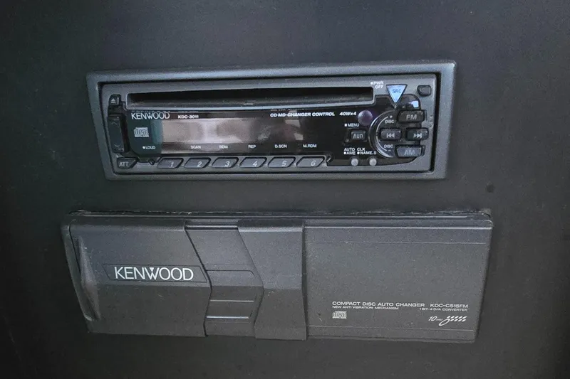 Slide: The Image of Kenwood stereo system in 2000 Carver 356 Aft Cabin Motor Yacht. - 34