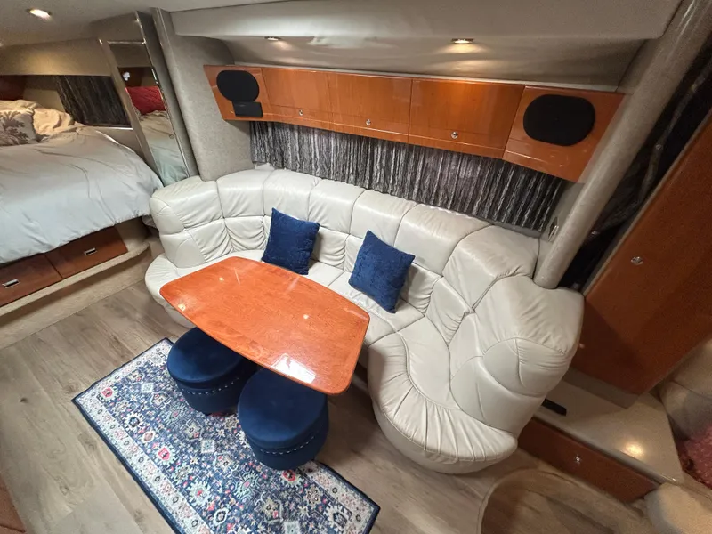 Slide: The Image of Luxurious interior of a 2005 Formula 37 PC yacht with plush seating and elegant decor. - 35