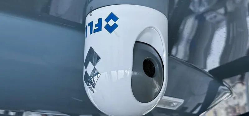 Slide: The Image of Close-up of a Freeman 42 LR 2019 camera with reflective surface. - 21