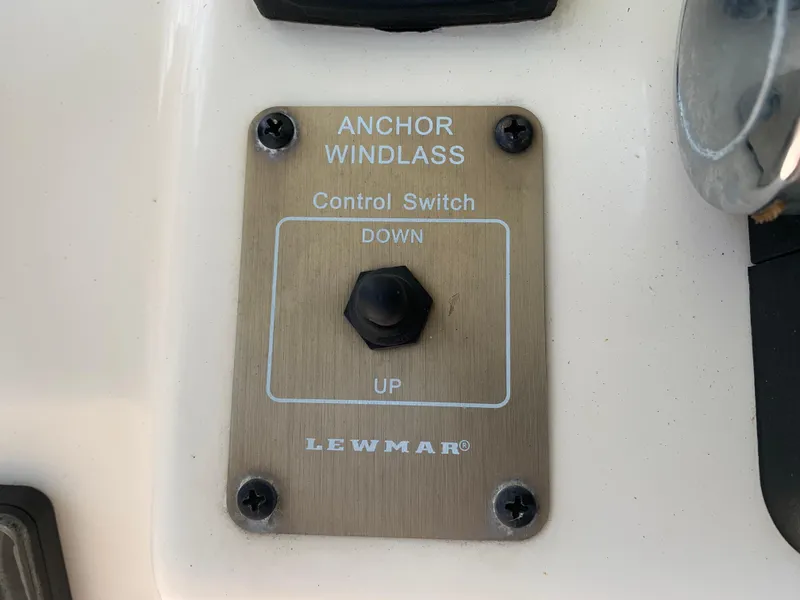 Slide: The Image of Anchor windlass control switch on 2020 Grady-White 236 Fisherman boat. - 25