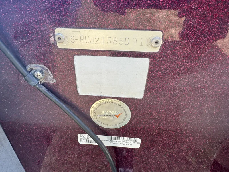 Slide: The Image of 2019 Nitro ZV19 Sport boat on trailer in indoor storage facility. - 5