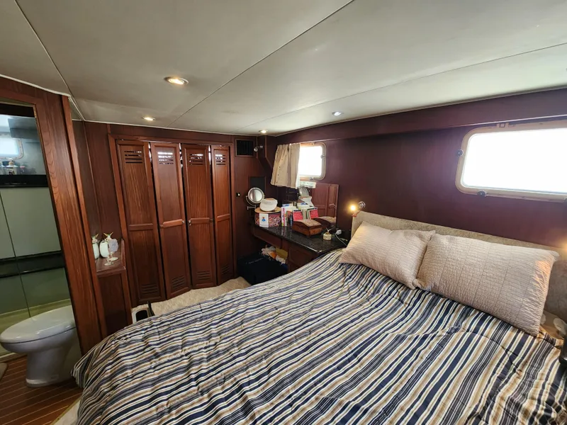 Slide: The Image of Hatteras 58 Long Range Cruiser 1979 - 97