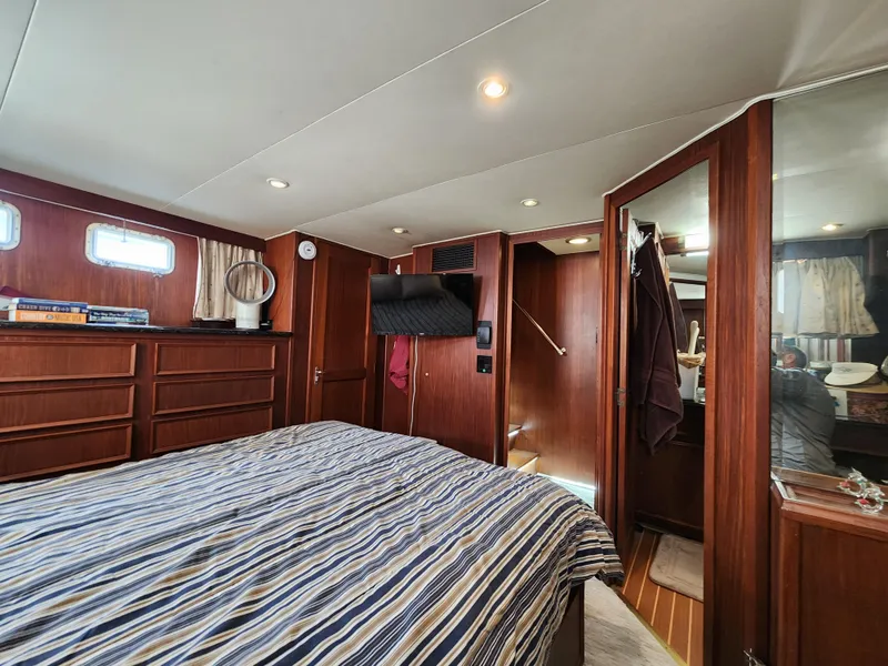 Slide: The Image of Hatteras 58 Long Range Cruiser 1979 - 98