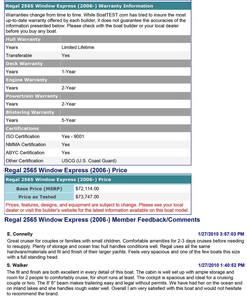 Slide: The Image of Regal 2565 Window Express 2006 - 69