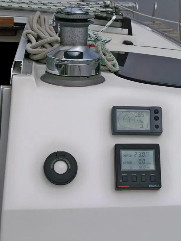 Slide: The Image of Electric Halyard Winch and Instruments - 23