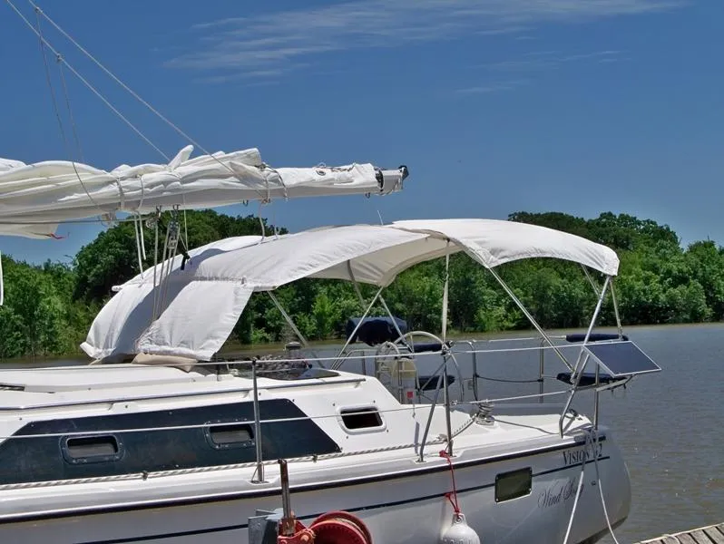 Slide: The Image of Cockpit Bimini w/ forward extensions - 25