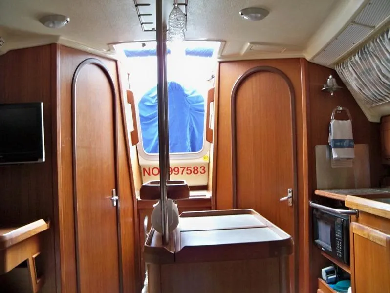 Slide: The Image of Main Cabin Looking aft - 9